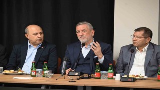 BTSO Başkanı İbrahim Burkay Kayapa OSBdeki firmalarla buluştu