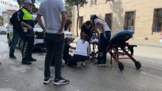 Burdur'da motosiklet devrildi: 1 yaralı