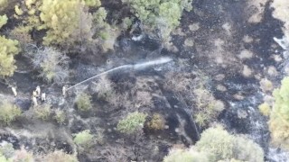 Burdurda ormanlık alanda çıkan yangın söndürüldü