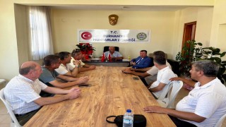 Burhaniyede muhtarlar toplantısı yapıldı