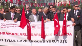 Bursa'da 19 Eylül Gaziler Günü'nde şehitler ve gaziler anıldı