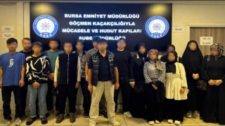 Bursa'da düzensiz göç operasyonu: 10 kaçak göçmen yakalandı