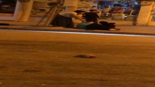 Cadde ortasında sopalı kavga: 1 yaralı