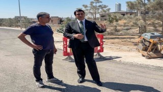 Çamlıtepede yollar yenilendi