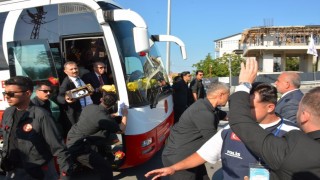 Canikte Cumhurbaşkanı Erdoğana yoğun ilgi