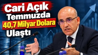 Cari Açık Temmuzda 40,7 Milyar Dolara Ulaştı