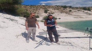 Çavdarhisar Barajında su ürünleri ve avcılık denetimi