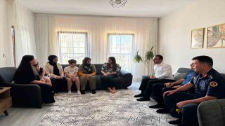 Çavdarhisar Kaymakamı Mantıdan şehit ailelerine ziyaret