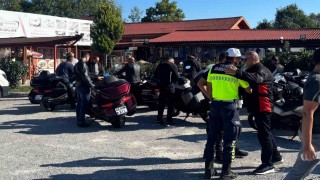 Çaycumada motosiklet sürücülerine yol güvenliği eğitimi