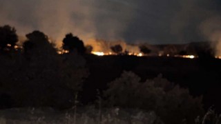 Çivril'de arazi yangını ekiplerin müdahalesiyle söndürüldü