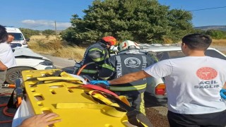 Çivrilde iki otomobil çarpıştı: 5 yaralı