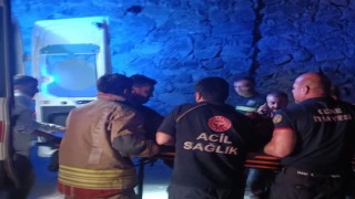 Cizre'de şarampole devrilen otomobilin sürücüsü yaralandı
