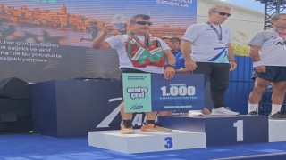 Cizreli sporcu, 'Bir Adım Daha' koşusunda 3. oldu