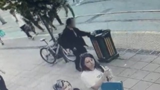 Çöp kutusunun üzerinde unutulan telefon 4 dakikada çalındı