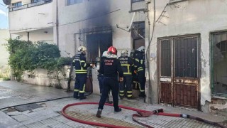 Çorumda apartman dairesinde çıkan yangın korkuttu