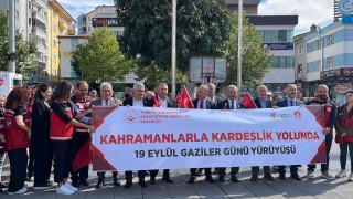 Çorum'da Gaziler Günü'nde yürüyüş düzenlendi