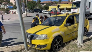 Çorumda trafik kazası: 1 yaralı