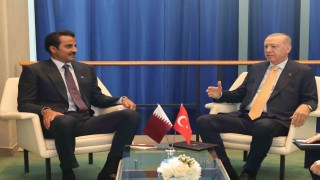 Cumhurbaşkanı Erdoğan, Katar Emiri Al Thani ile görüştü