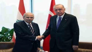 Cumhurbaşkanı Erdoğan, Lübnan Başbakanı Selam ile görüştü