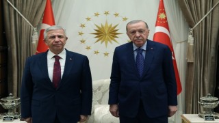 Cumhurbaşkanı Erdoğan, Mansur Yavaşı kabul etti
