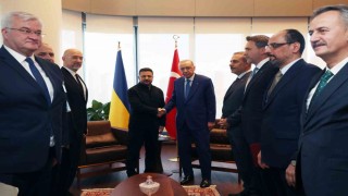 Cumhurbaşkanı Erdoğan, Ukrayna Başbakanı Zelenskiy'i kabul etti