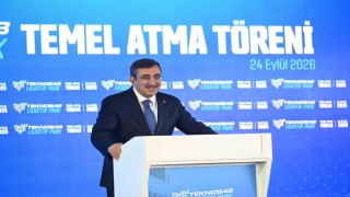 Cumhurbaşkanı Yardımcısı Cevdet Yılmaz Bursa'da: 210 milyon dolarlık Lojistik Park'ın temeli atıldı