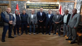 DAGC'den MHP Erzurum İl Başkanı Yurdagül'e ziyaret