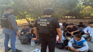 Dalamanda 18 düzensiz göçmen yakalandı