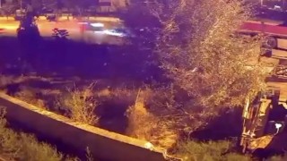 Damatlık giymeye hazırlanırken kefen giyen gencin kazası kamerada