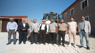Darende'de Gönlüce Mezrası'na kilit parke
