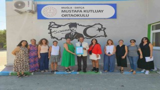 Datçada Okulum Temiz belgeleri okullara teslim edildi