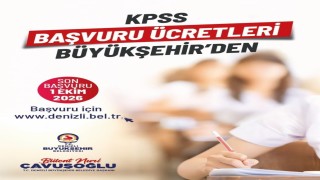 Denizli Büyükşehirin KPSS desteğinde son gün 1 Ekim