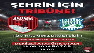 Denizli İdman Yurdundan ücretsiz maça davet