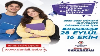 Denizli'de üniversite öğrencilerine eğitim desteği