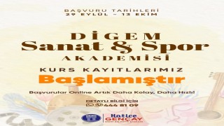 Didim Belediyesi DİGEM Sanat ve Spor Akademisi'nde kurs kayıtları başladı