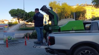 Didimde çöp konteynerleri ve çöp kutuları düzenli olarak ilaçlanıyor