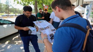 Diyarbakır'da üniversite öğrencileri 'Hoş geldin' standında karşılanıyor