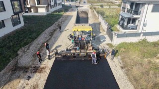 Düzce'de asfalt çalışmaları hız kazandı