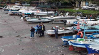 Düzce'de fırtınada zarar gören tekneler için hasar tespiti yapıldı