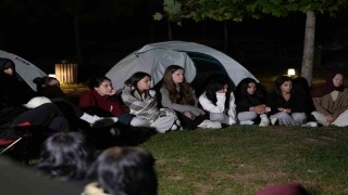 Düzcede gençler doğa kampında buluştu