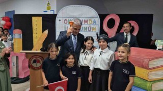 Düzcede ilk ders zilini Vali Makas çaldı
