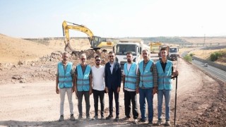 Eğilde yol yapım çalışması