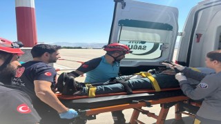 Elazığ Havalimanında deprem tahliye tatbikatı