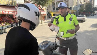 Elazığda motosiklet sürücülerine sıkı denetim