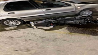 Elazığda otomobil ile motosiklet çarpıştı: 1 yaralı