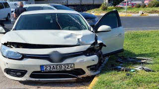 Elazığ'da trafik kazası: 1 yaralı