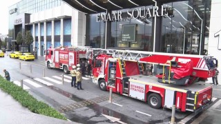 Emaar AVM'de yangın paniği