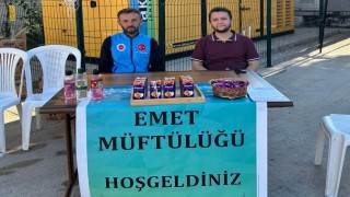 Emet İlçe Müftülüğünce KYK Yurdunda gençlere yönelik faaliyetler tanıtıldı