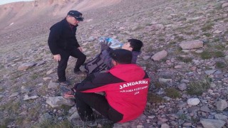 Erciyes Dağında mahsur kalan yabancı uyruklu kişi kurtarıldı