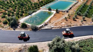Erdemli’de 5 Bin 800 Metrelik Yol Sıcak Asfaltla Yenilendi